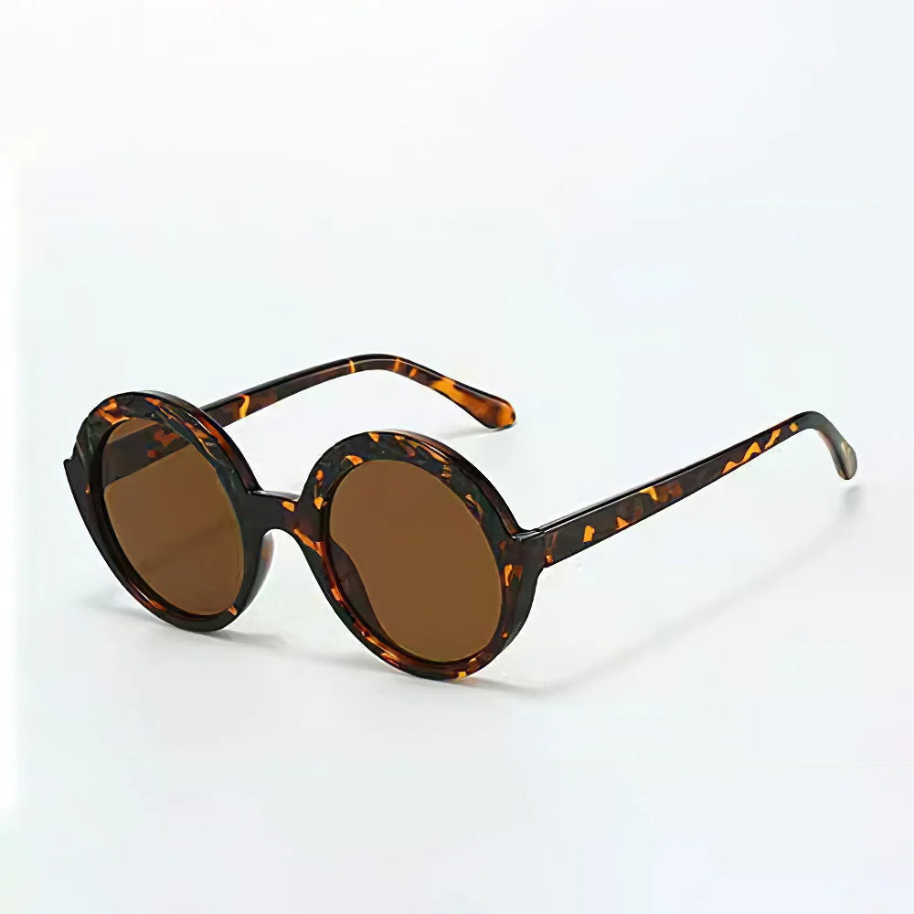 Soluna Lunettes De Soleil Vintage Rondes Acétate Léger Verres Dégradés UV400 Idéales Pour Été