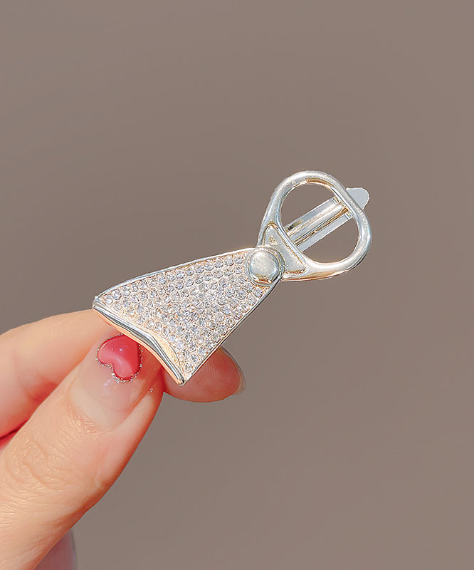 Épingle à cheveux en alliage de métal doré et zircon - Amawinc