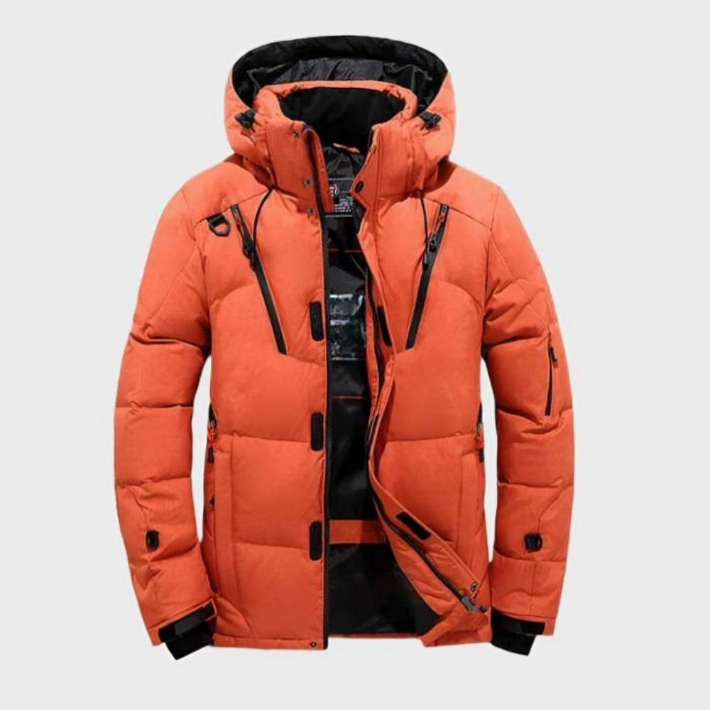 Veste Pluie Imperméable Pour Homme Léger Isolante Avec Capuche Amawinc Adrian Résistante Au Vent Et Pluie