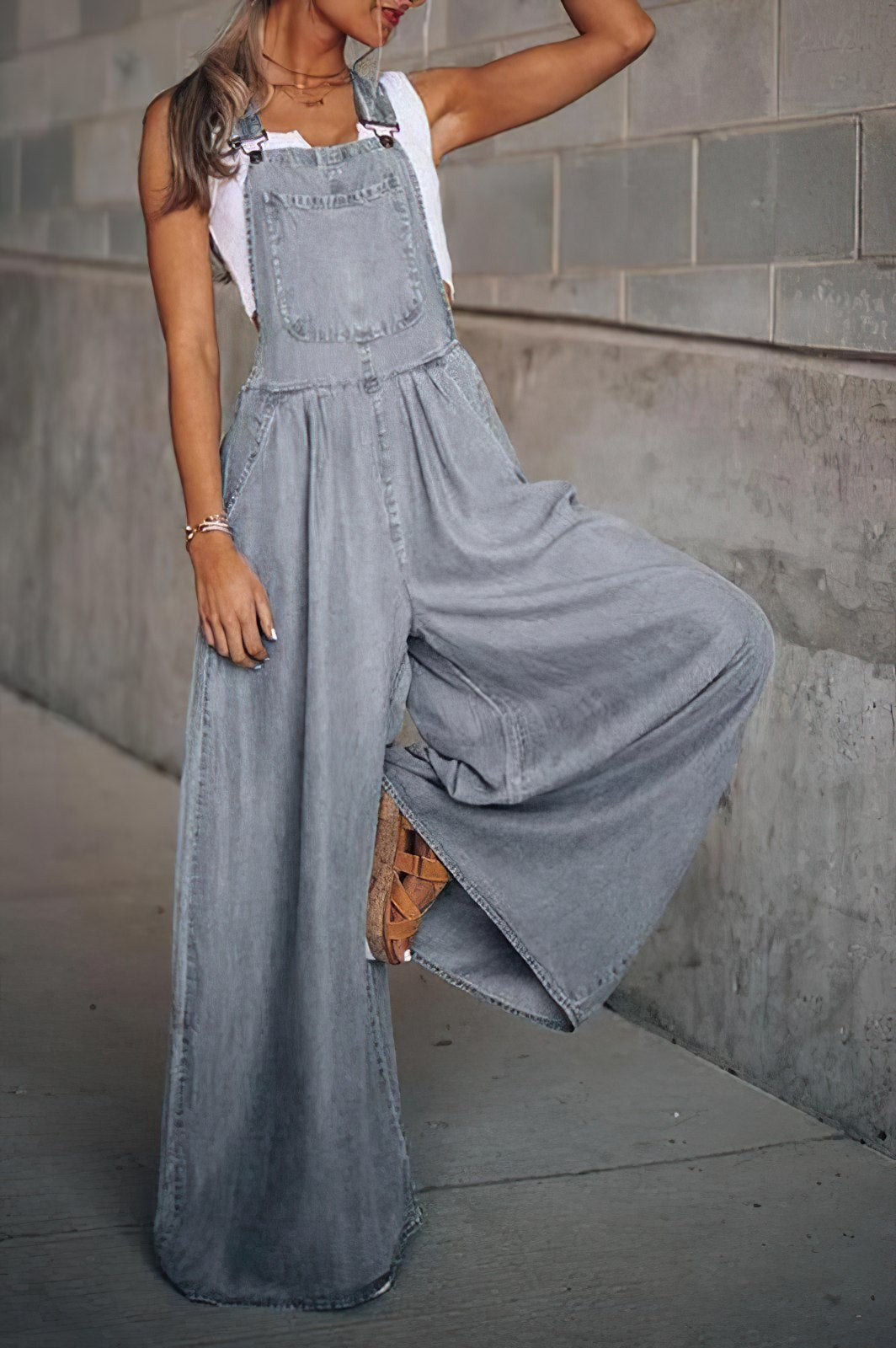 Debbie Denim Jumpsuit for Summer