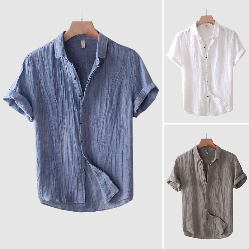 Chemise En Lin Bologna Theodore Willow Pour Plage Léger Respirant Et Confortable