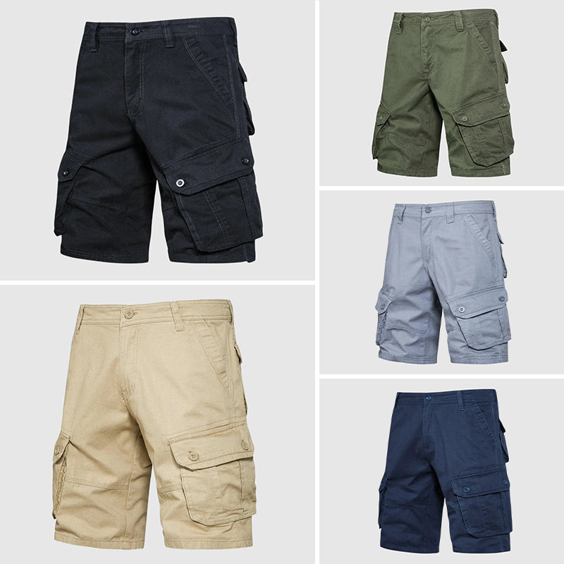 Shorts Cargo en Coton Theodore Willow Poches Utiles et Respirants Style Militaire Idéal Été Aventure