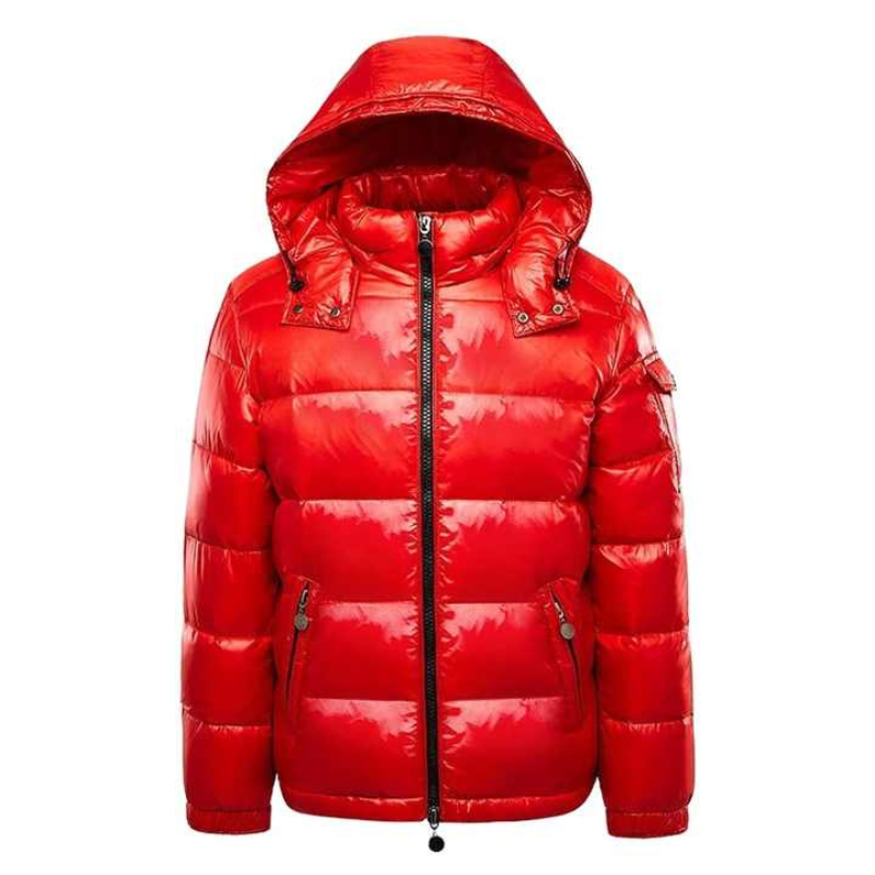 Doudoune Matelassée Homme Capuche Zip Intégral Isolation Léger Pour Hiver Veste Puffer Chaude