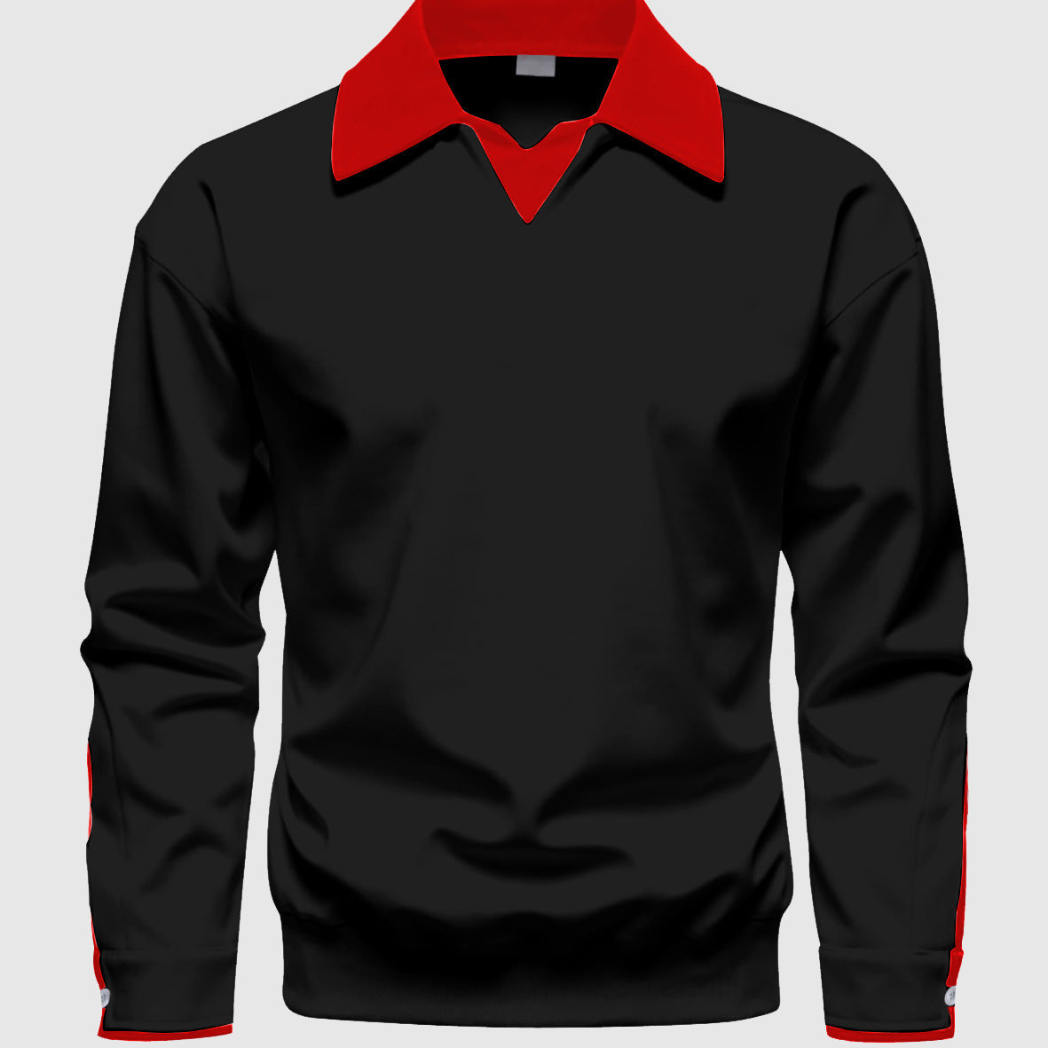 Pull Intemporel En Terry Avec Coutures Visibles Et Col Contraste Par Alessandro Veneti
