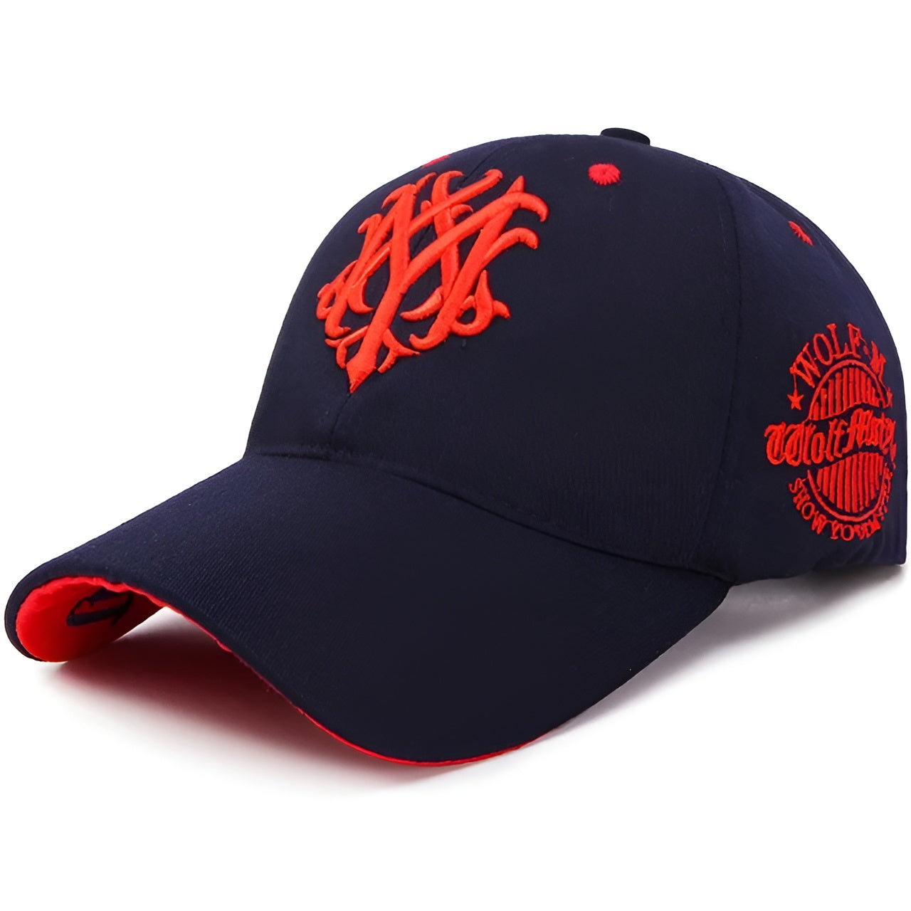 Casquette Brodée Totem Du Loup Unisexe Pour Tous Styles Et Instincts Forts Et Courage