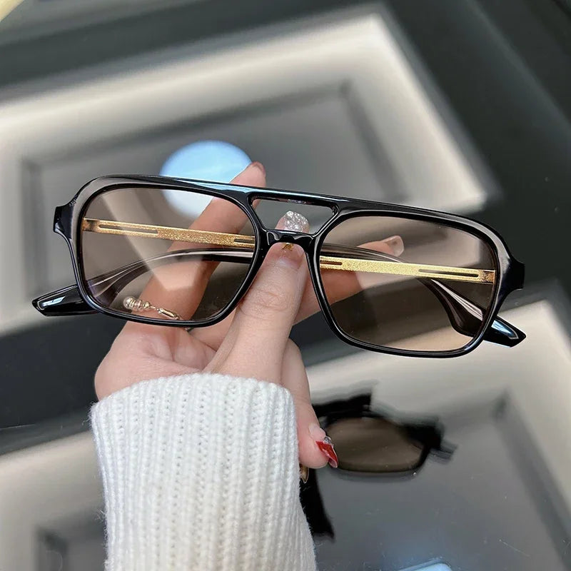 Trevix Lunettes De Soleil À Monture Rectangulaire Audacieuse Acétate Durable Style Rétro Moderne