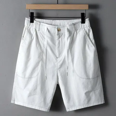 Shorts Utilitaires Union Depot Poches Cargo Oversize Avec Couture Contrastée Et Ceinture Elastique