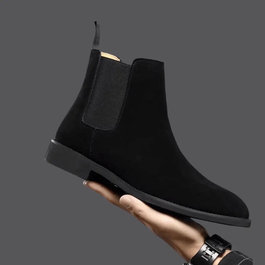 Bottes Chelsea Maxwell En Suède Vert Olive Confort Durable Pour Toutes Occasions
