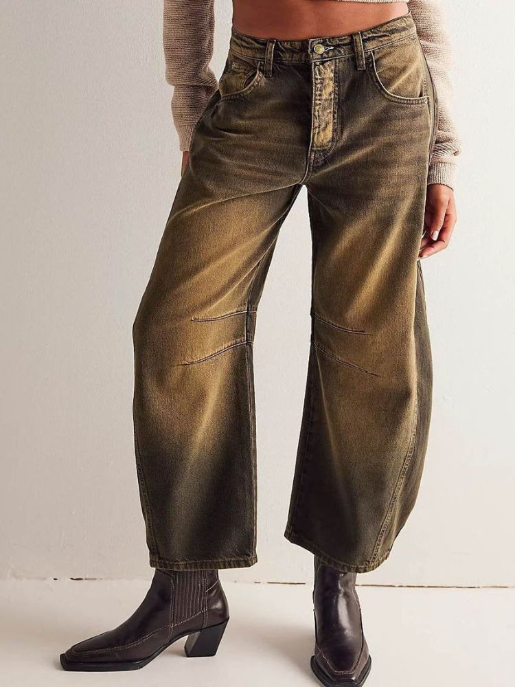 Damen-Jeans mit mittlerer Leibhöhe - Vani