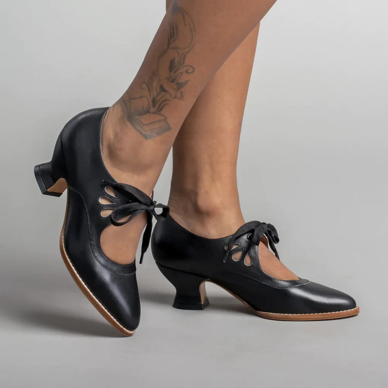 Elegante, orthopädische Damenschuhe von Shelly mit schickem Absatz