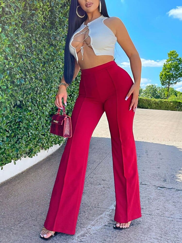 Edle Damenhose von Adriane mit hoher Taille