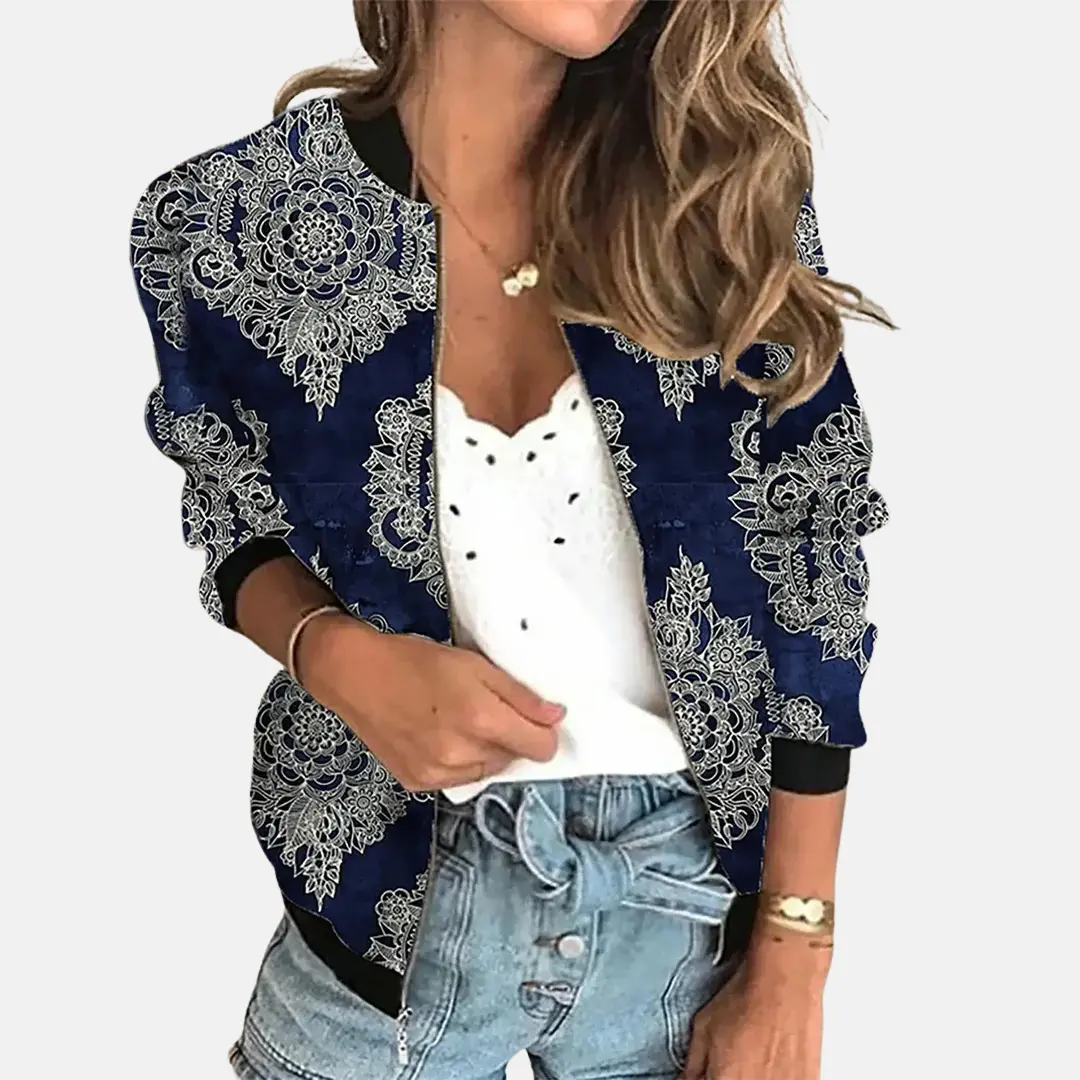 Blouson Bomber Vintage Amawinc Pour Femme Classique Et Polyvalent Pour Tenue Quotidienne Chic