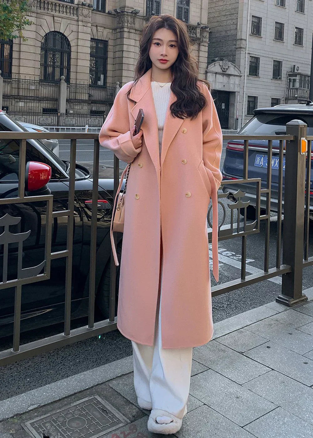 Cleo: Wollmantel in lockerer Qualität für den Winter