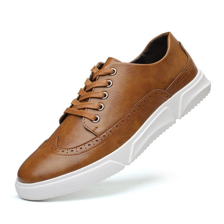 Edle Herren-Sneaker aus Leder für elegante Freizeit-Outfits