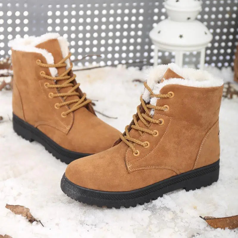 Bottes D'Hiver Pour Femmes Chaudes Et Confortables Amawinc Style Chic Pour Tous Les Jours