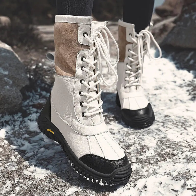 Bottes Imperméables Pour Femmes Doublure Polaire Confortables Et Élégantes Pour Hiver