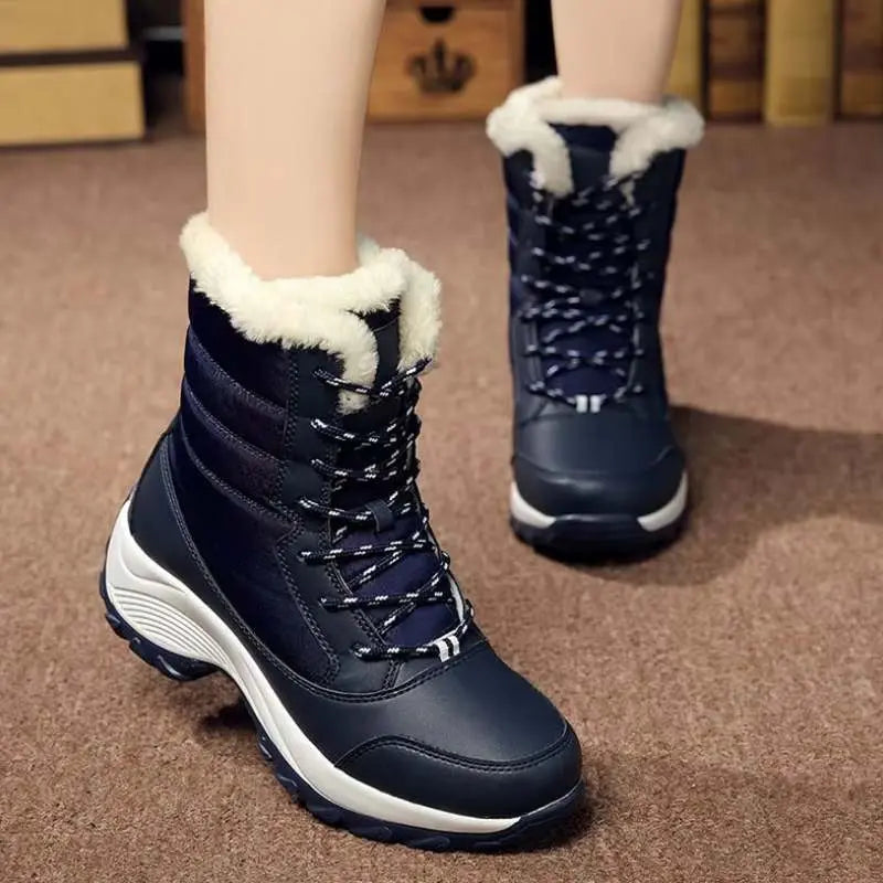 Bottes D Hiver Pour Femmes Imperméables Chaudes Et À La Mode Pour Vie Urbaine Quotidienne