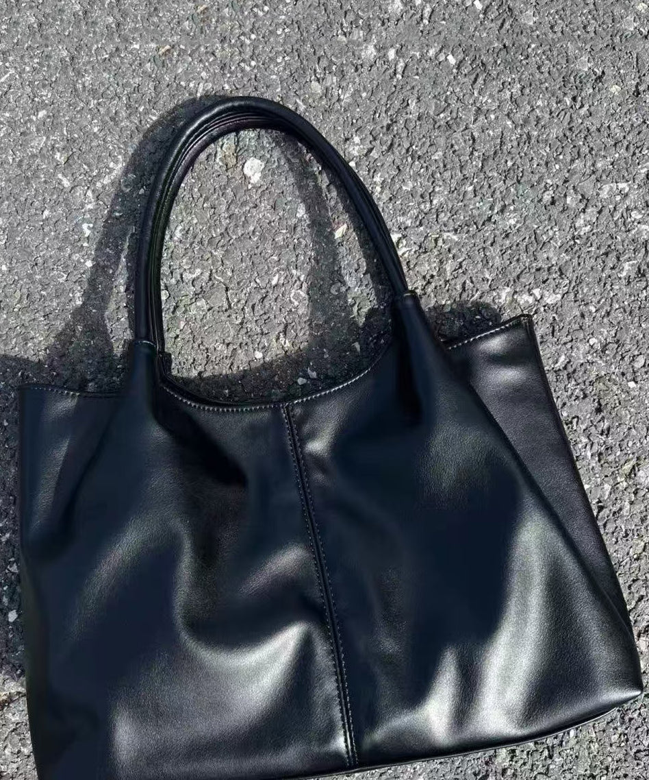 Sac à main polyvalent en similicuir noir pour femme - Amawinc