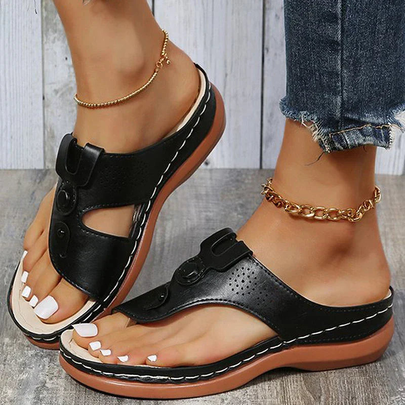 LOLLY Orthopädische Sandalen mit Keilabsatz