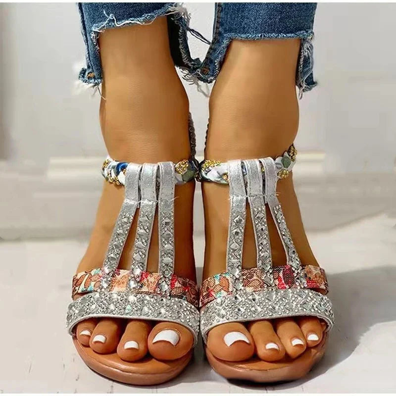 AURORA Damen-Keilsandalen mit orthopädischer Funktion