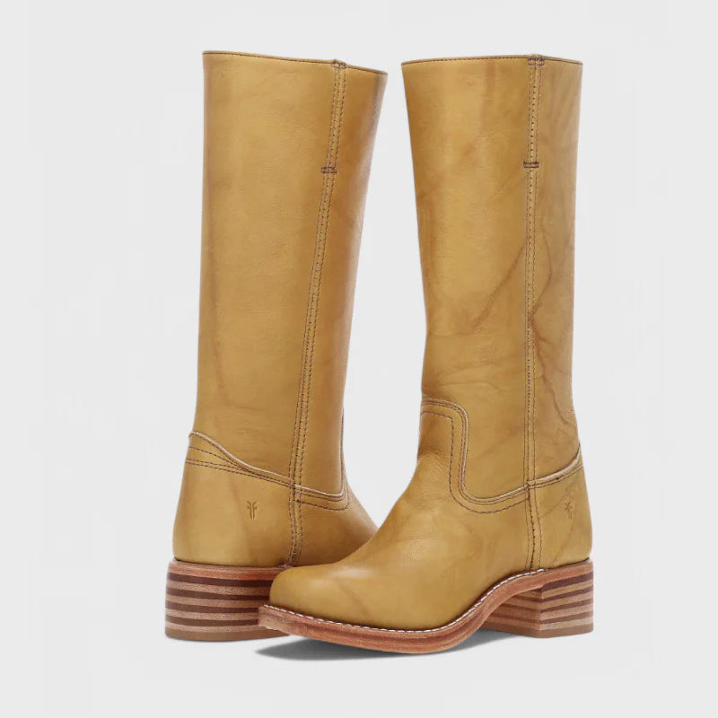 Amawinc Bottes Western Hautes Pour Femmes Avec Bout Carré À Enfiler Confort Quotidien Denim Jupes Robes