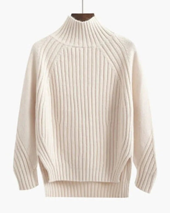 Caroline Pull En Maille Cotele Pour Femmes À Manches Longues Chaud Et Confortable Idéal Pour L Hiver
