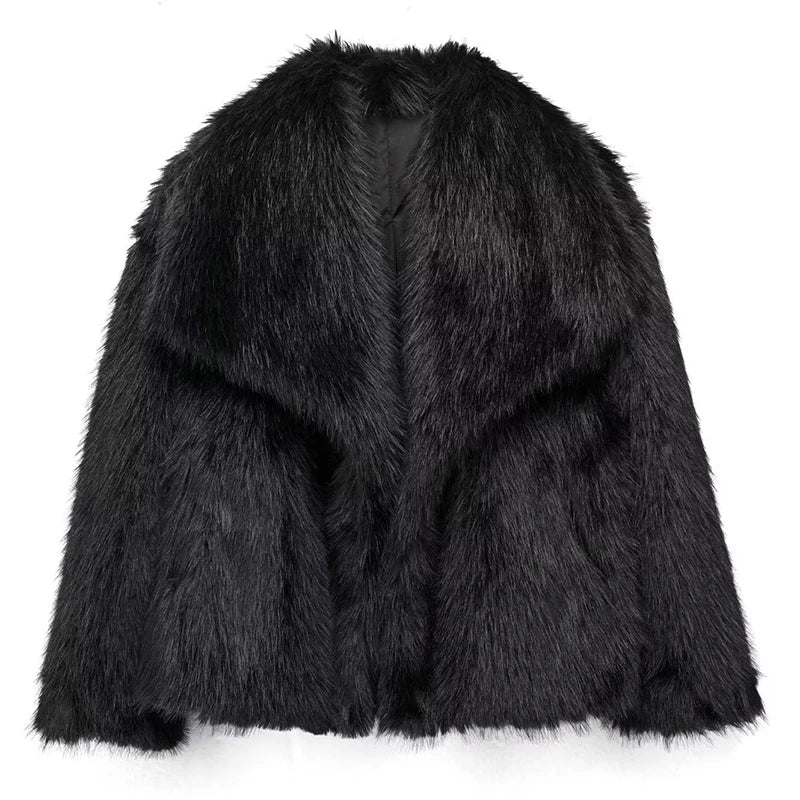 Veste Femme Décontractée En Fausse Fourrure Anna Élégance Confort Et Style Pour Tous Les Jours