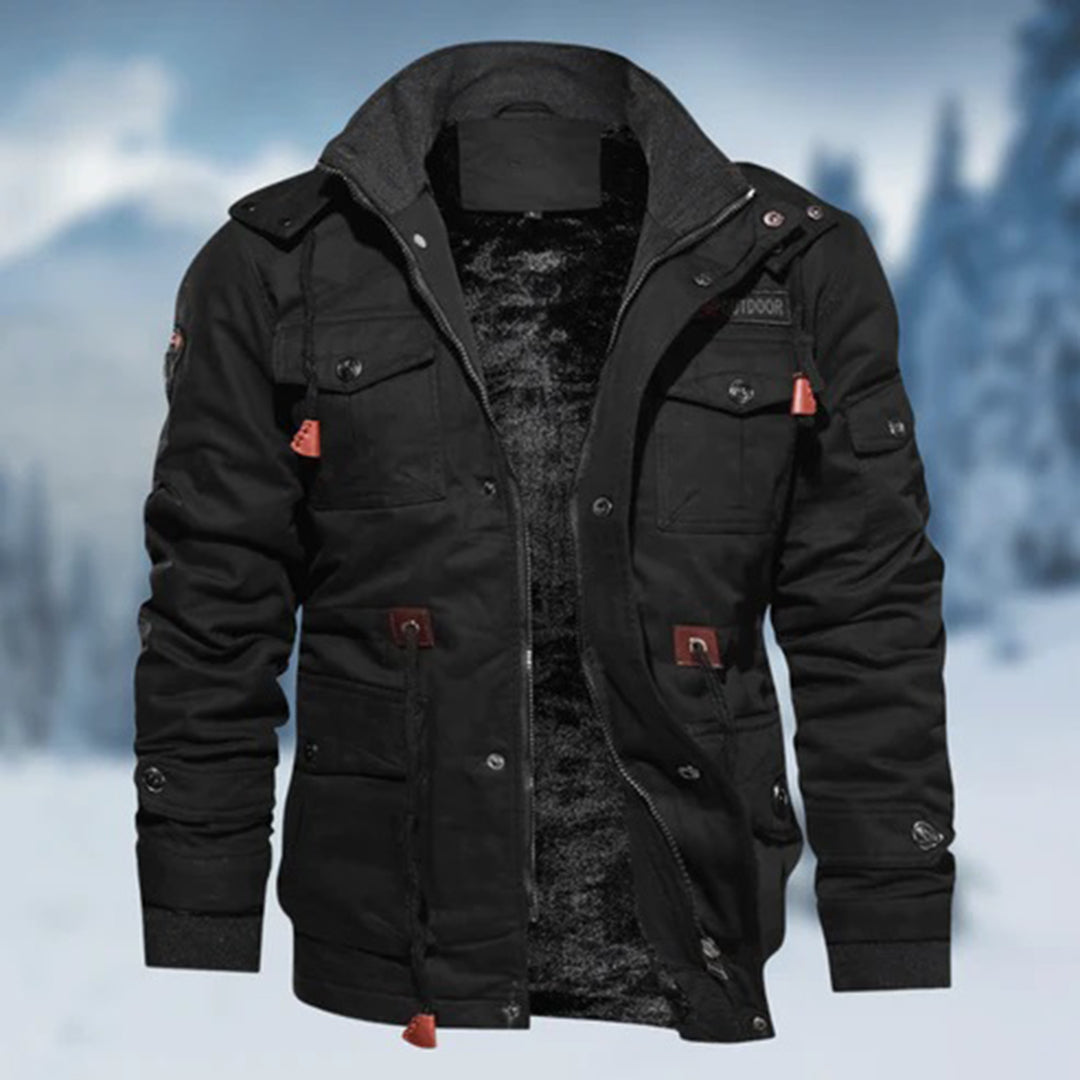 Veste Bomber Blake Pour Homme Amawinc Avec Poches Utilitaires Et Doublure Chaude Pour Tout Temps
