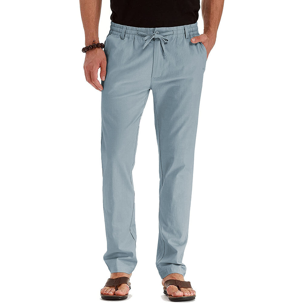 Bequeme Herrenhose im Business-Casual-Stil mit elastischem Bund