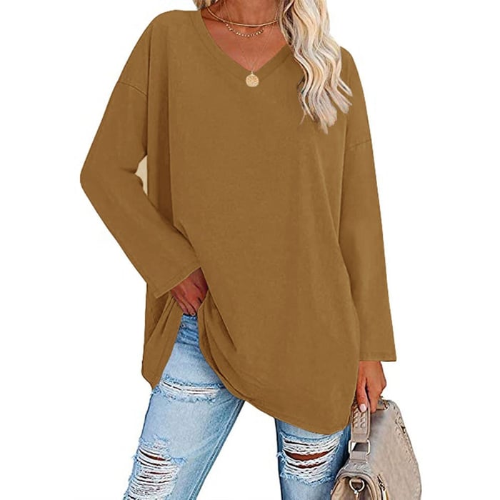 Yesenia: Modernes Stricktop mit V-Ausschnitt