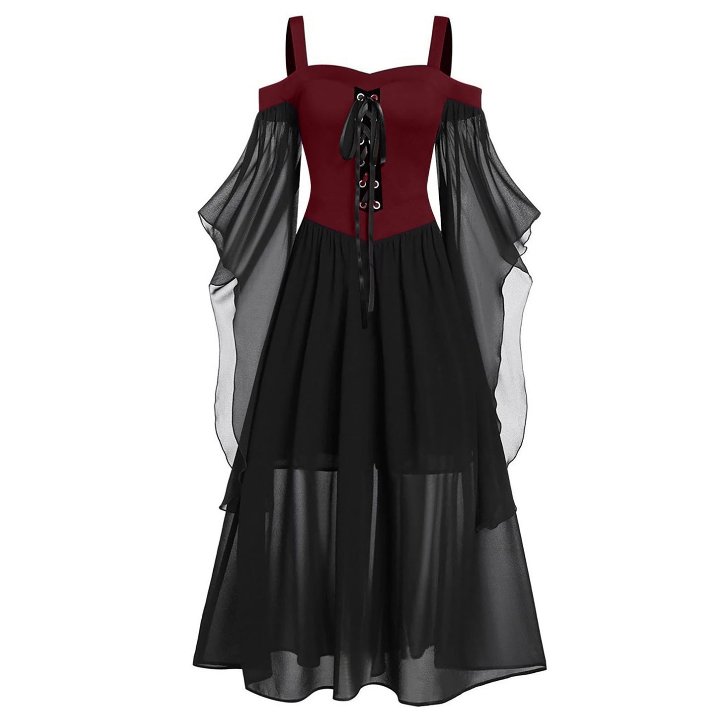 Fudus Halloween Hexen-Overall mit Trägern