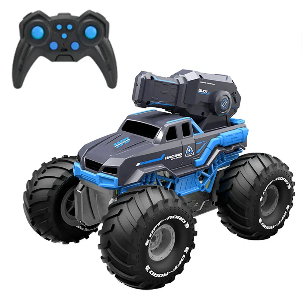 Véhicule Tout-Terrain Amphibie RC Étanche Avec Chenilles Et Pistolet À Eau Haute Pression Pour Enfants