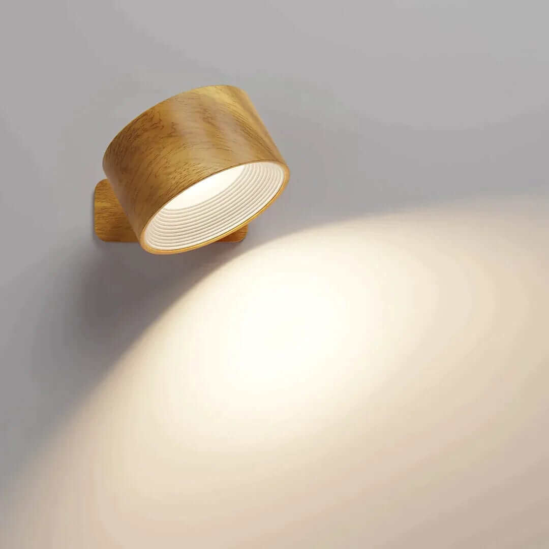 Lampe Murale Minimaliste Réglable Finition Mate Sans Fil Rechargeable Pour Éclairage Moderne
