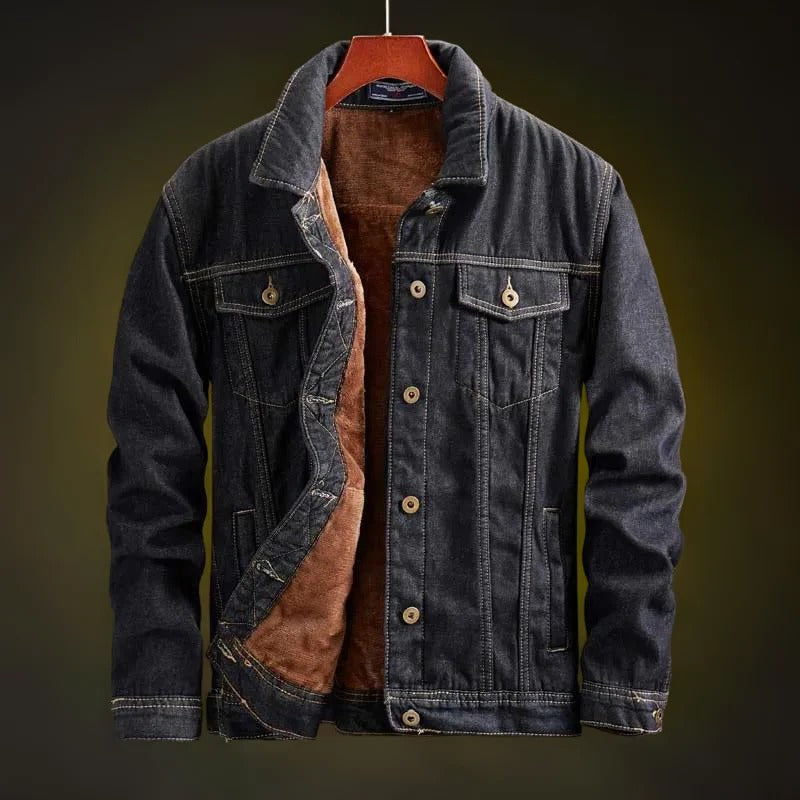 Veste Denim Aureon 1982 Confort Doux Intérieur Pour Temps Plus Frais Quotidien Avec Style