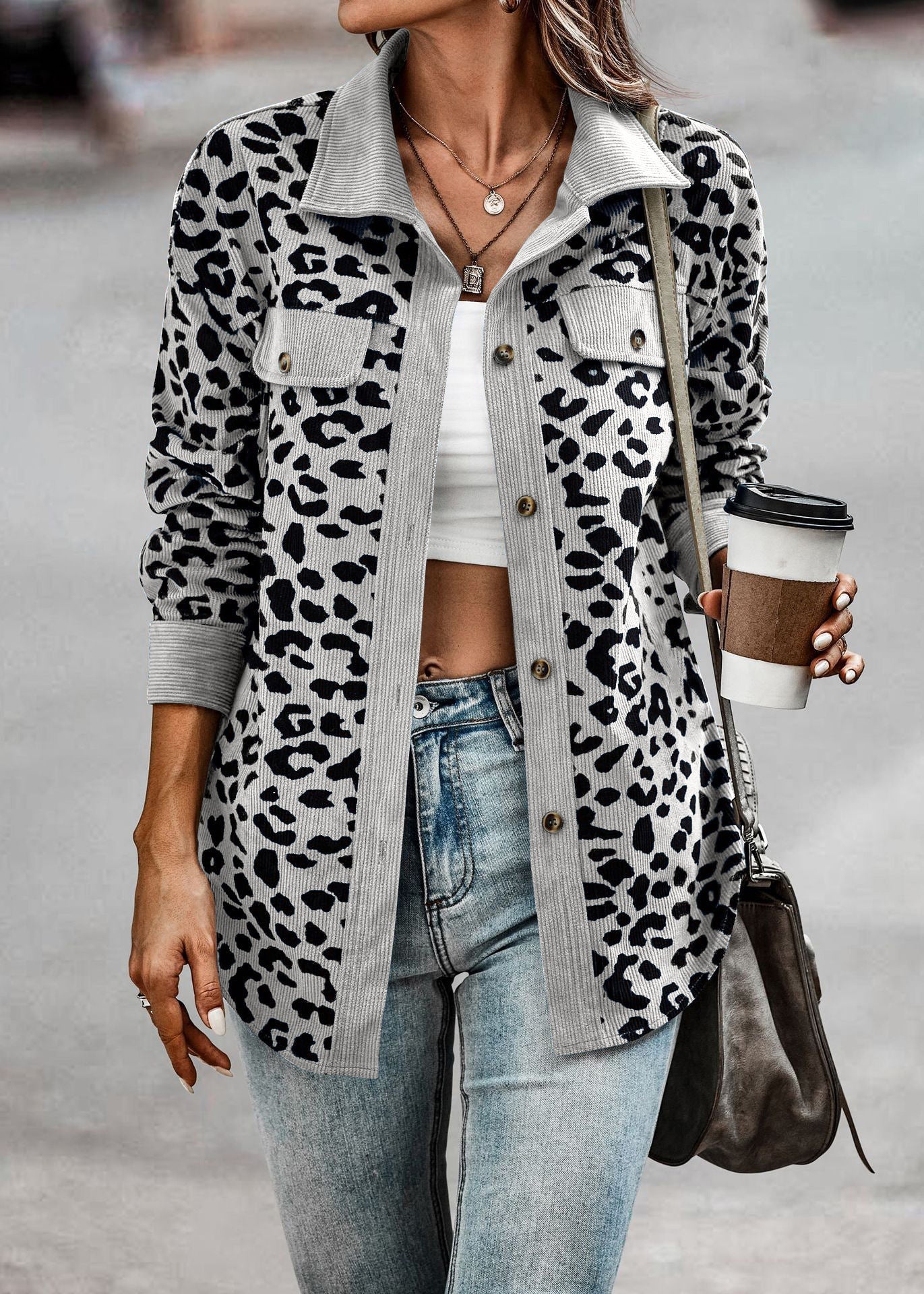 Yuria Dschungel Chic Leopard Jacket