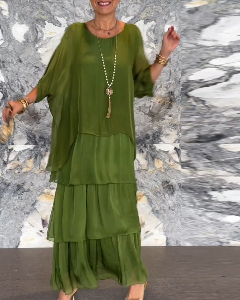Künstlerisches, locker sitzendes Kleid