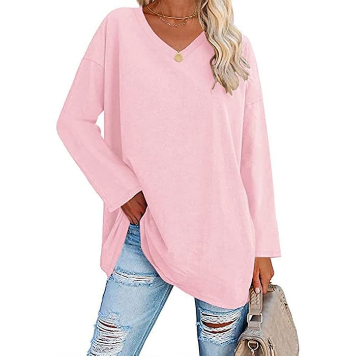 Yesenia: Modernes Stricktop mit V-Ausschnitt