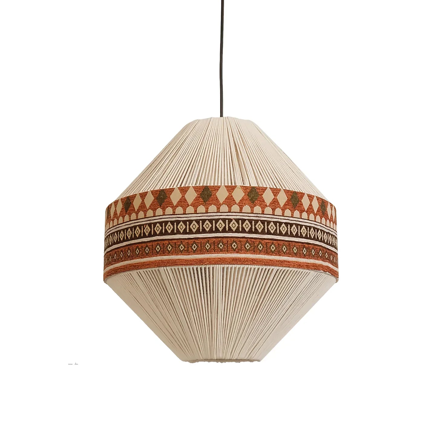 Boho Pendelleuchte mit Fransen