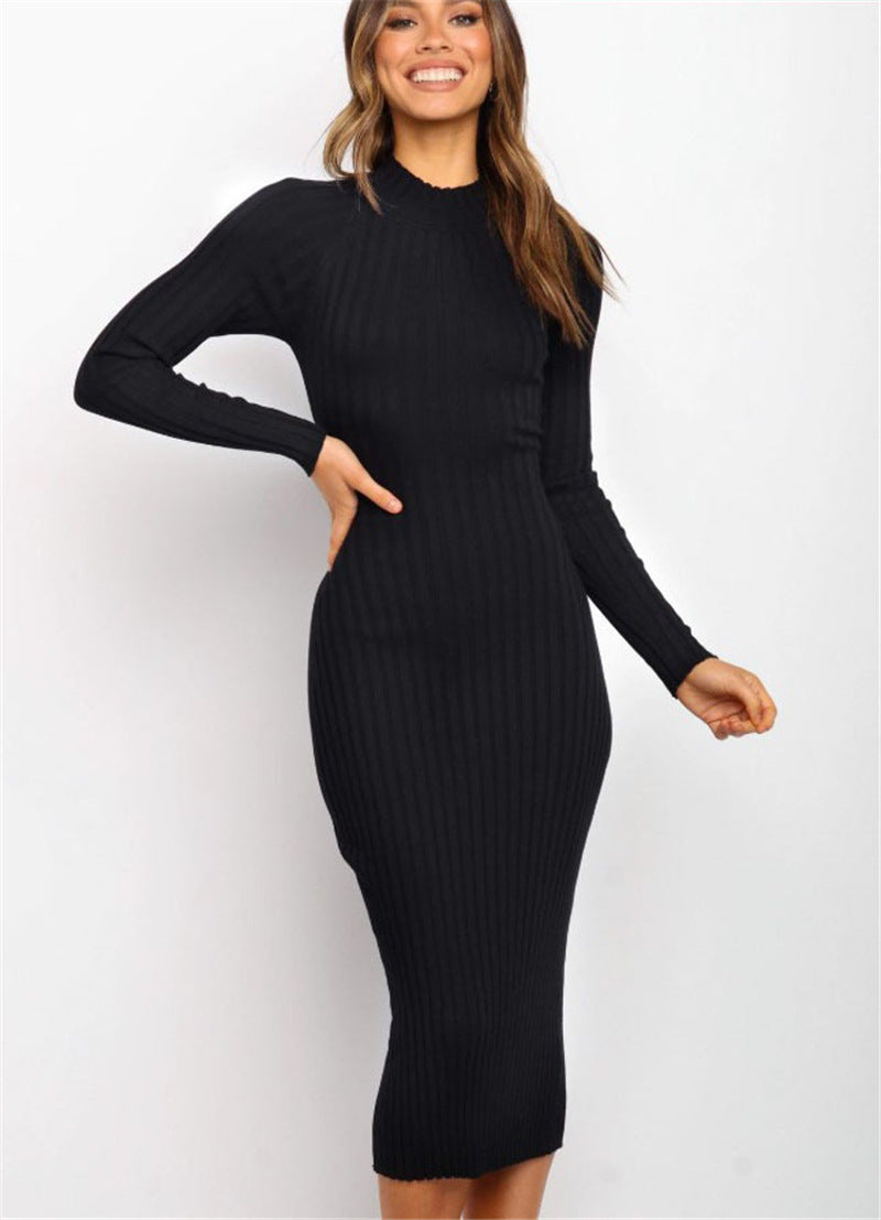 Edles Damenkleid von Fudus mit Rückenausschnitt und Schleife