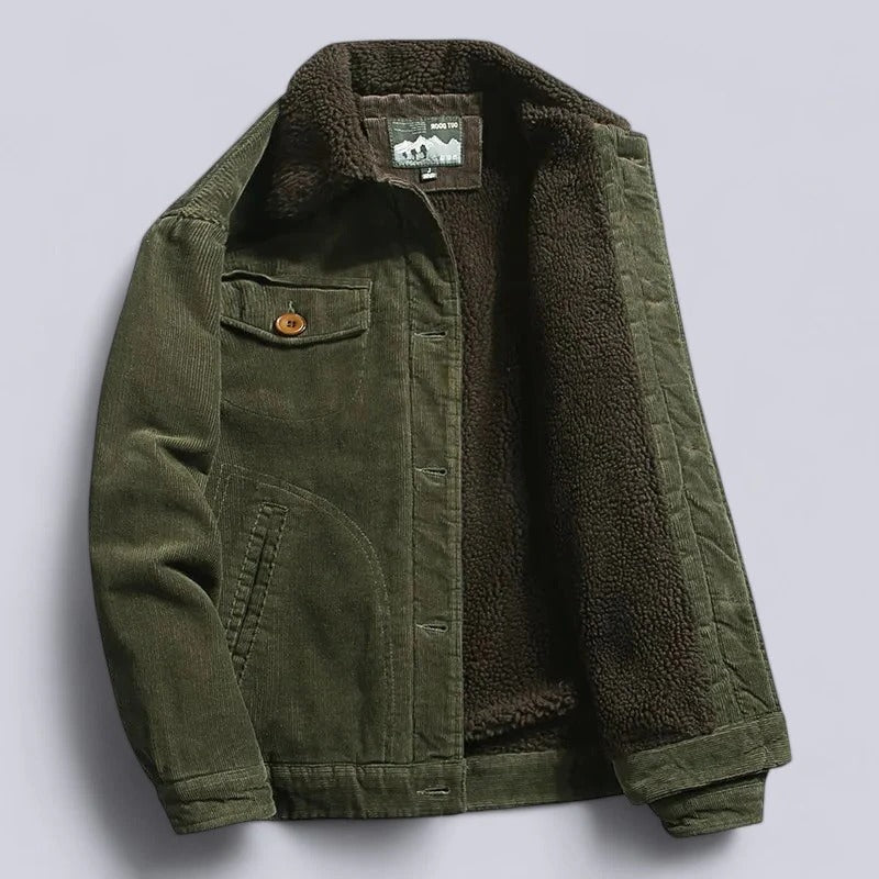 Veste Velours Côtelé Canyon Robuste Avec Doublure Confort Et Poches Pratiques Pour Automne Et Hiver