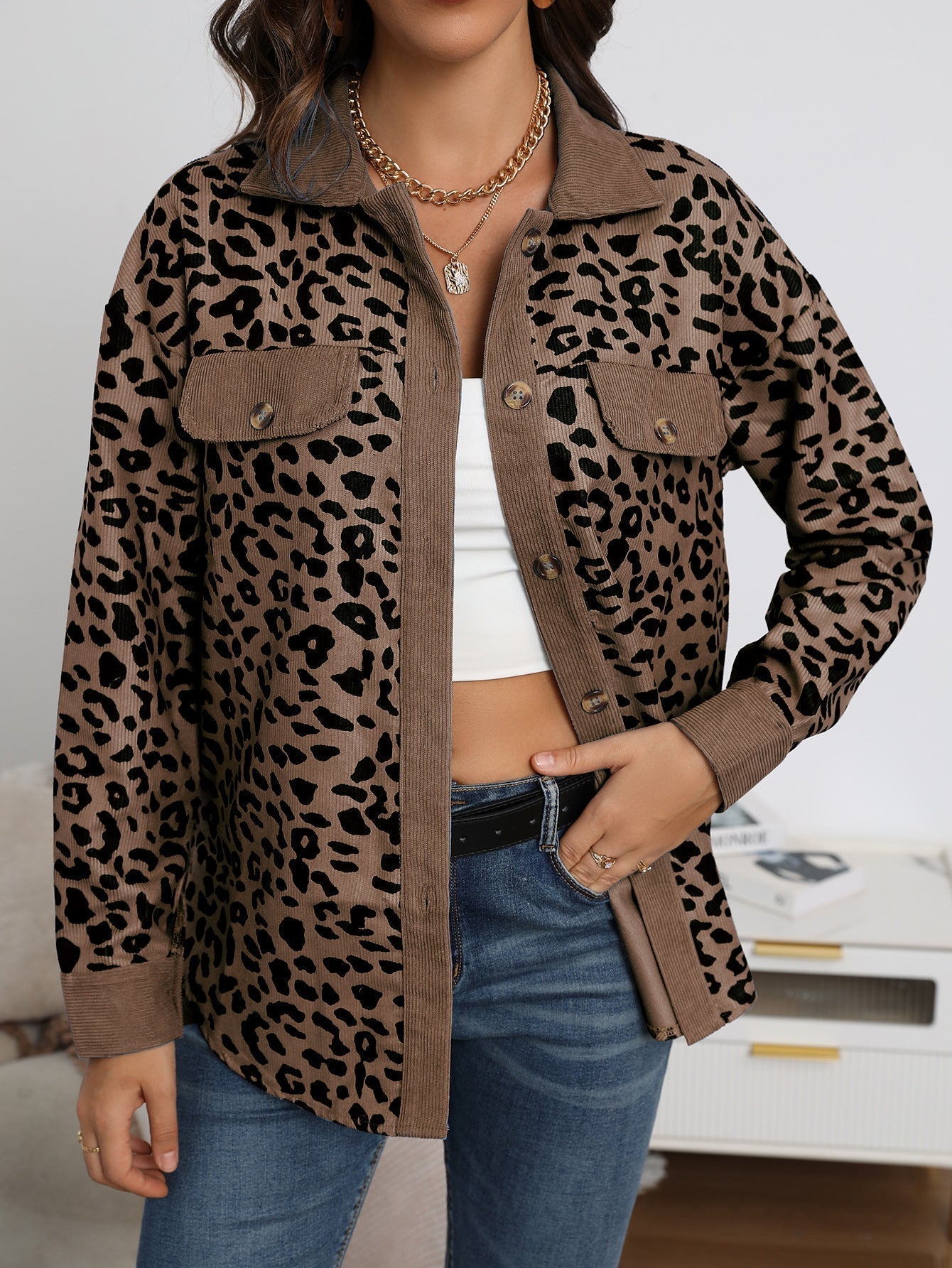Yuria Dschungel Chic Leopard Jacket