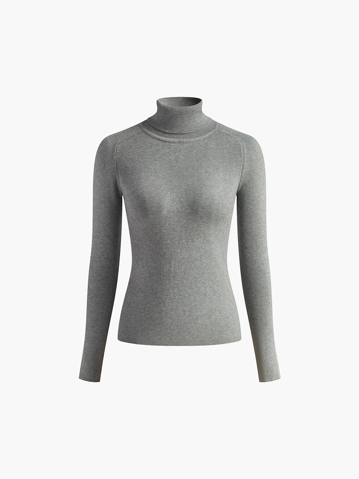 Pull Col Roulé Avec Galon Contrasté En Acrylique Et Laine Design Casual Élégant Pour Travail Et Loisirs