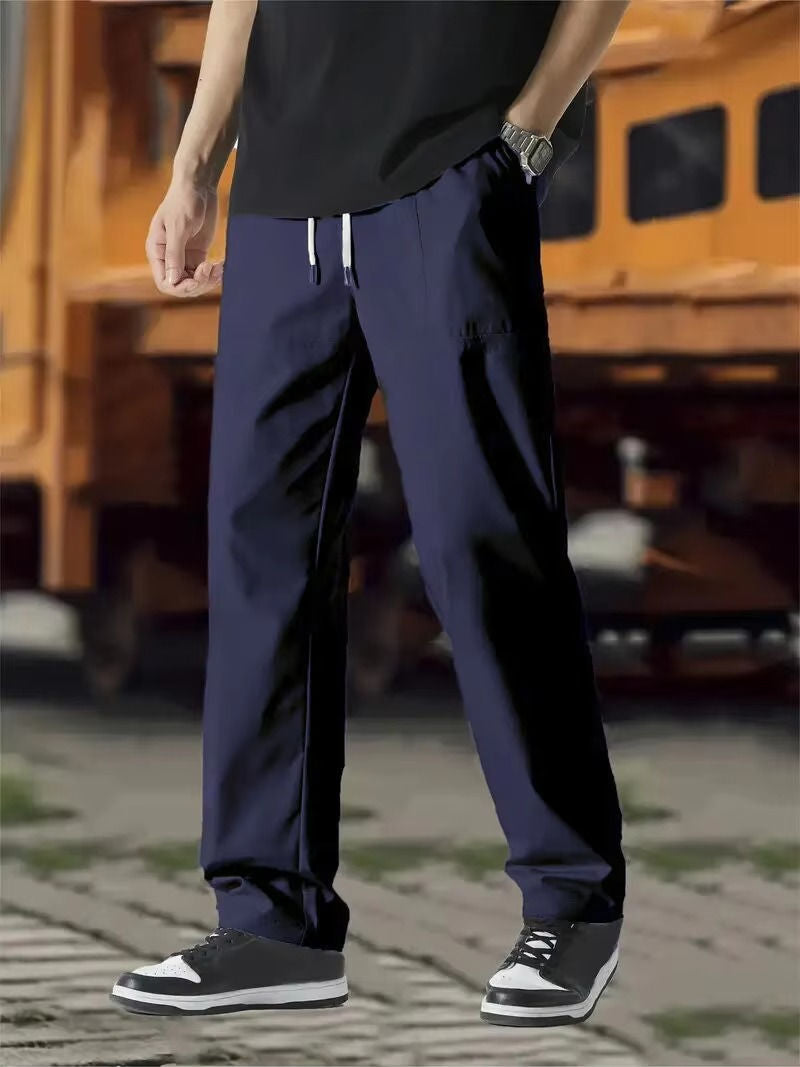 Pantalon Jogging Homme Amawinc Confortable Coupe Moderne Avec Taille À Cordon Et Tissu Flexible