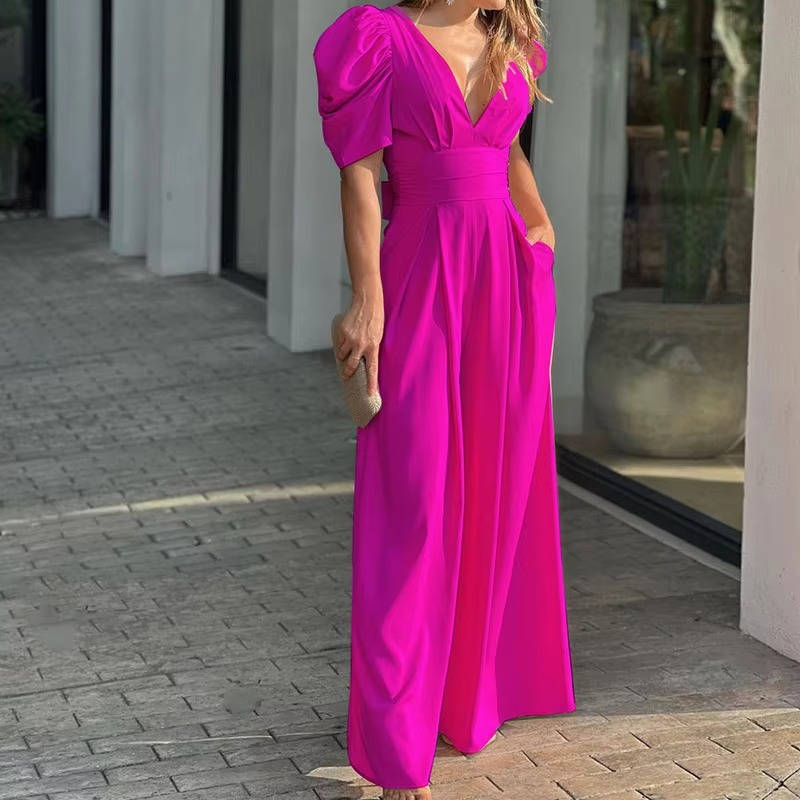Combinaison Longue sur Mesure pour Femmes Élégante pour Dîners Formels Mariages Cocktails