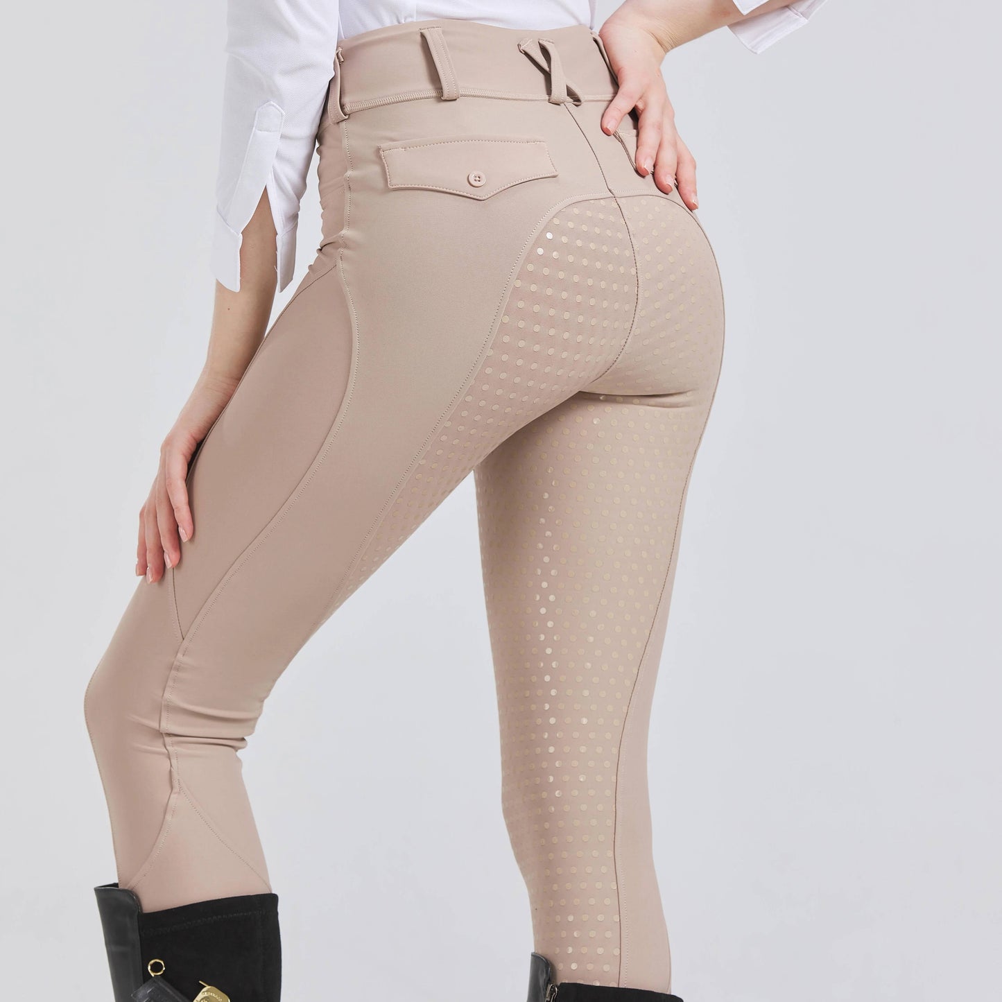 Pantalon Équitation Femme Avec Grip Silicone Antidérapant Pour Selle Et Concentration