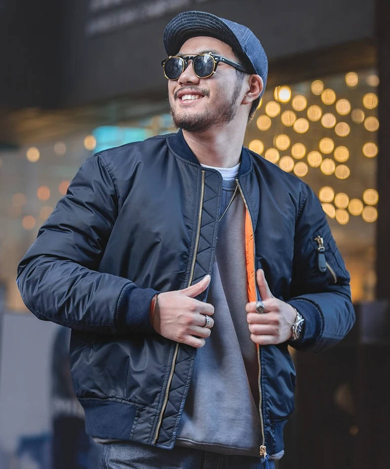 Veste Bomber Olive Pour Homme En Nylon Avec Doublure Matelassée Motif Diamant Et Poches Zippées Frontales