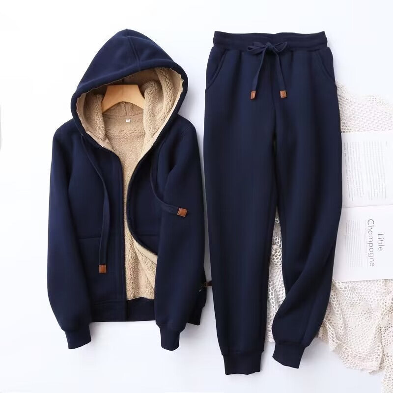 Kaitlyn Ensemble Sweat À Capuche Hivernal Et Jogger Pour Femmes Confort Et Style Pour L Hiver