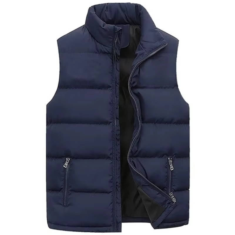Amawinc Gilet Matelassé Homme Léger Isolant Avec Col Montant Et Poches Zippées Résistant