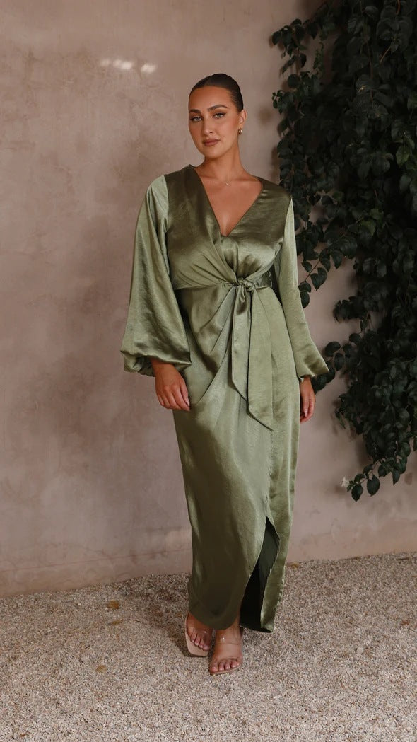 Fudus Laternenärmel-Kleid