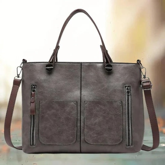 Sac En Cuir Élégant Amawinc Silhouette Structurée Avec Grand Espace Pour Les Essentiels Quotidiens